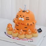  bánh kem trang trí con hổ 