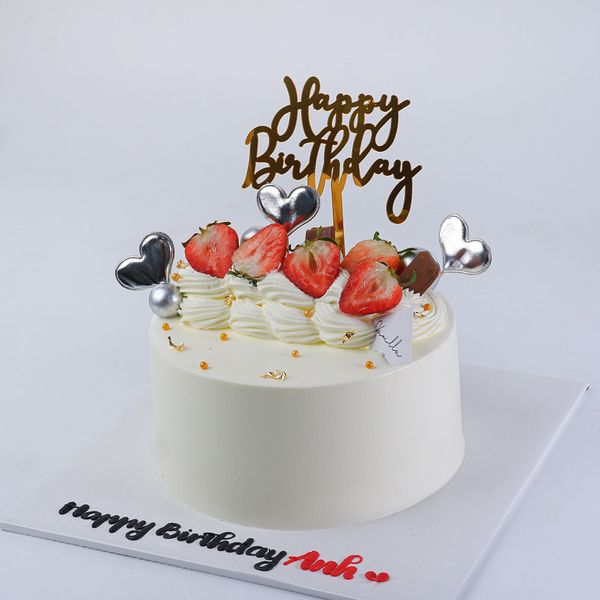  Bánh gắn dâu - Bánh kem sinh nhật Đà Nẵng 