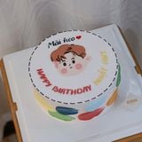  Bánh vẽ mặt bé trai 