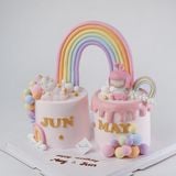  Bánh đôi nặn tạo hình bé gái - Bánh kem sinh nhật Đà Nẵng 