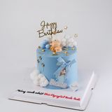  Bánh gắn tượng con trâu - Bánh kem sinh nhật Đà Nẵng 