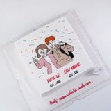  Bánh vẽ 2 người - Bánh kem sinh nhật Đà Nẵng 