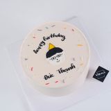  Bánh vẽ mặt bé trai - Bánh kem sinh nhật Đà Nẵng 