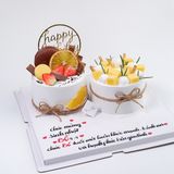  Bánh gắn trái cây mini - Bánh kem sinh nhật Đà Nẵng 