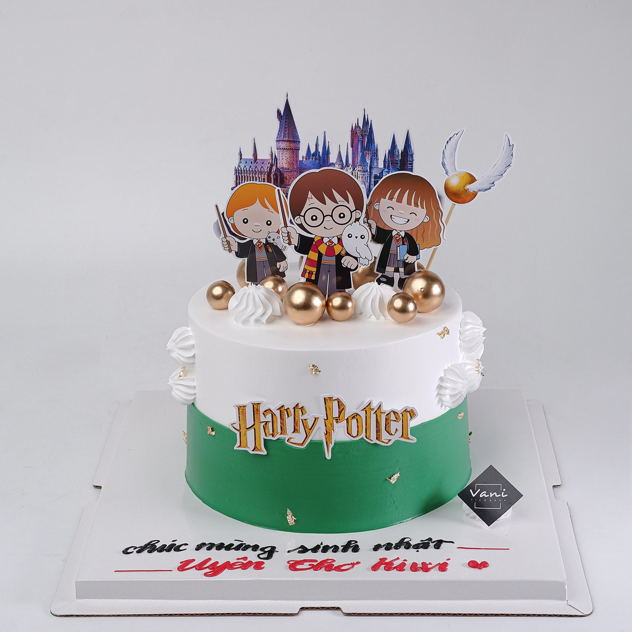 FD1631 Bánh sinh nhật chủ đề Harry Potter