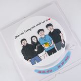  Bánh vẽ 4 người - Bánh kem sinh nhật Đà Nẵng 