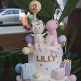  Bánh nặn tạo hình chủ đề bé gái - Bánh kem sinh nhật Đà Nẵng 