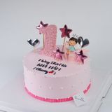  Bánh gắn tượng bé gái - Bánh kem sinh nhật Đà Nẵng 