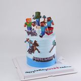  Bánh gắn topper Minecraft - Bánh kem sinh nhật Đà Nẵng 