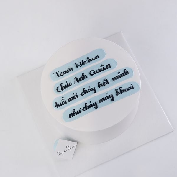  Bánh ghi chữ đơn giản - Bánh kem sinh nhật Đà Nẵng 