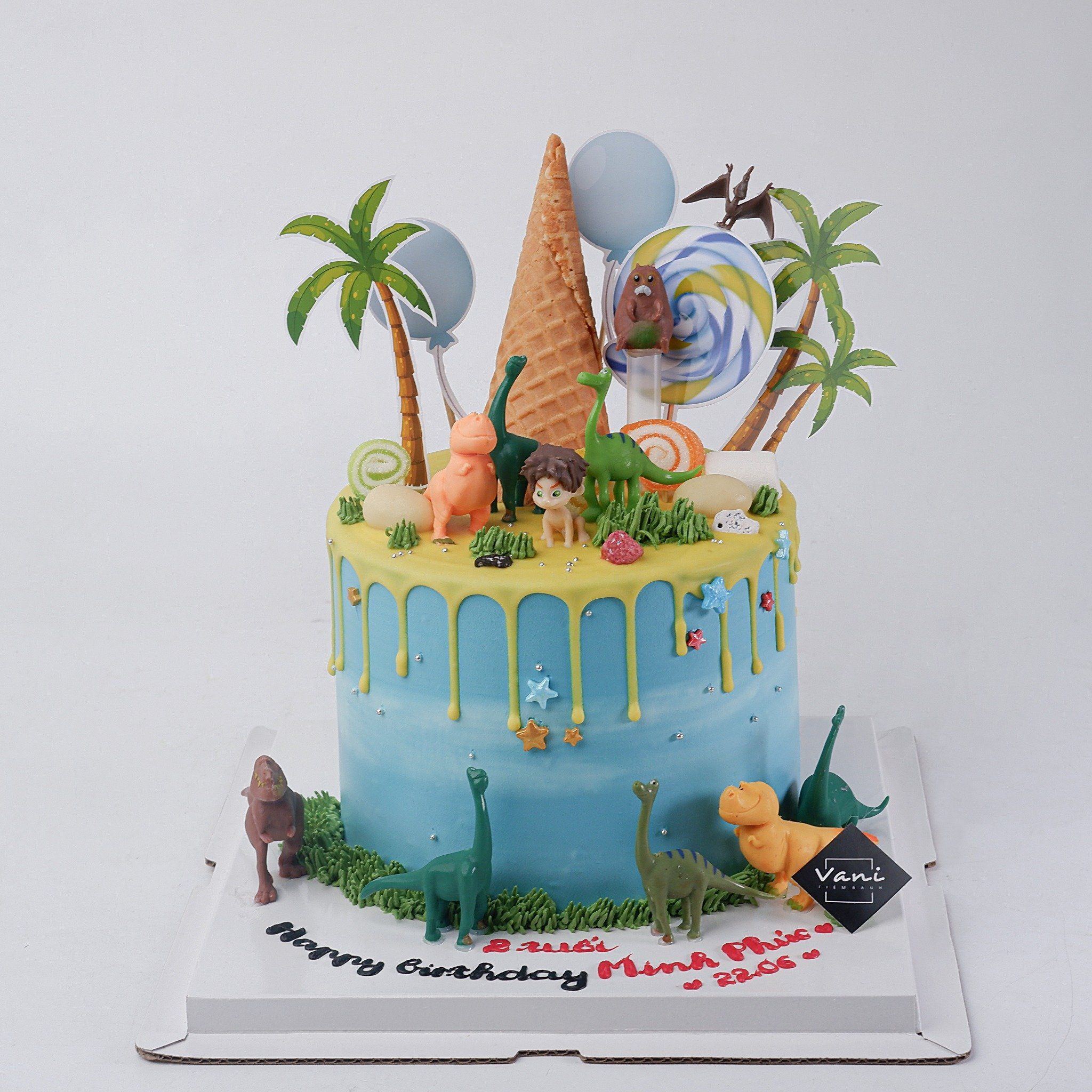  Bánh trang trí khủng long - Bánh kem sinh nhật Đà Nẵng 