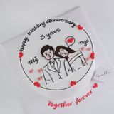  Bánh vẽ couple - Bánh kem sinh nhật Đà Nẵng 