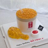  Bánh ly trà sữa, đùi gà rán 
