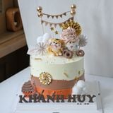  Bánh gắn tượng con hổ 
