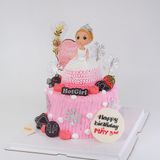  Bánh búp bê màu hồng - Bánh kem sinh nhật Đà Nẵng 