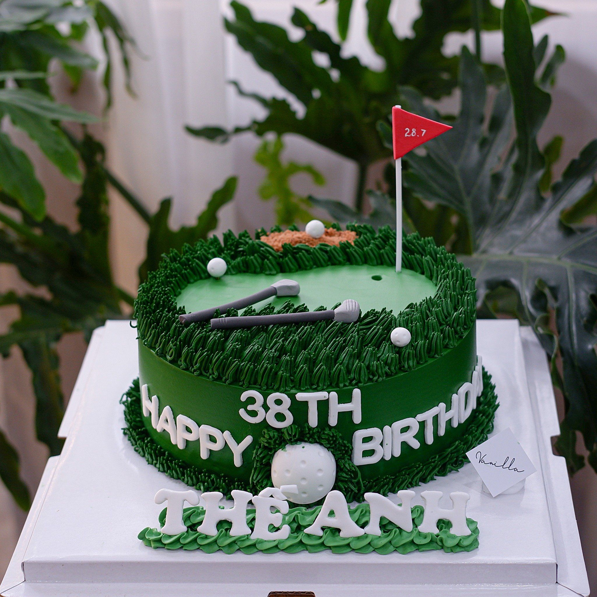  Bánh nặn tạo hình chủ đề sân golf 