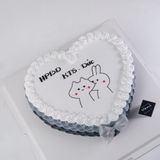  Bánh tim vẽ hình - Bánh kem sinh nhật Đà Nẵng 