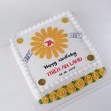  Bánh vẽ logo công ty - Bánh kem công ty Đà Nẵng 