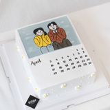  Bánh vẽ couple 