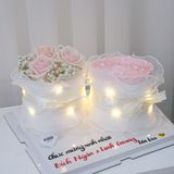  Bánh trang trí hoa tươi 