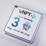  Bánh vẽ logo, in hình - Bánh kem công ty Đà Nẵng 