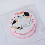  Bánh vẽ con mèo- Bánh kem sinh nhật Đà Nẵng 