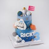  Bánh phi hành gia 2 tầng - Bánh kem sinh nhật Đà Nẵng 