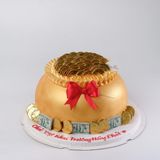 Bánh hũ vàng xịt nhũ - Bánh kem khai trương Đà Nẵng 