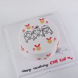  Bánh vẽ 3 người - Bánh kem sinh nhật Đà Nẵng 