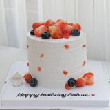  bánh trang trí trái cây- dâu 