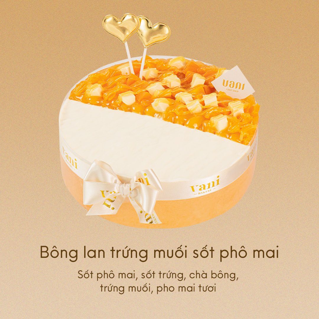  Bông lan trứng muối size 20cm 