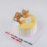  Bánh trang trí chanh sấy khô, bánh, lá hương thảo - Bánh kem sinh nhật Đà Nẵng 