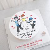  bánh vẽ gia đình 
