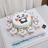 Bánh kem gấu panda 
