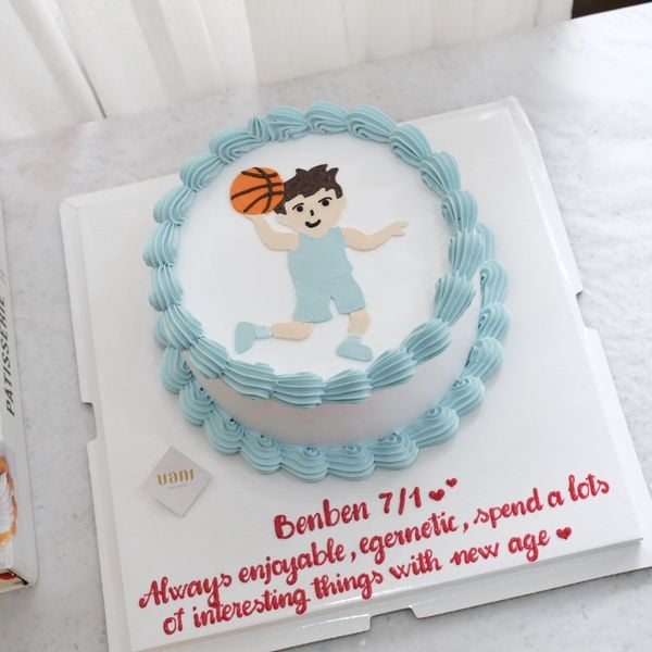  bánh kem bóng rổ 