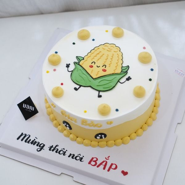  bánh kem trái bắp 