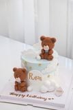  bánh kem con gấu 