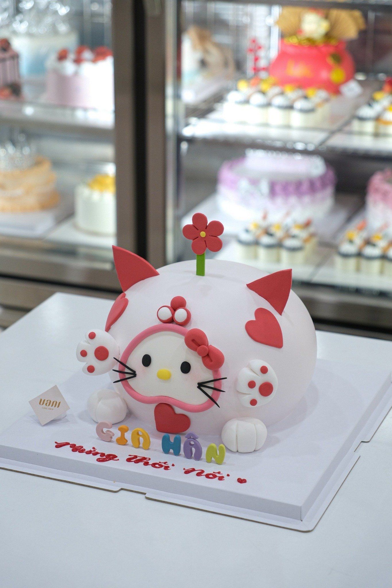  bánh nặn tạo hình hello kitty 