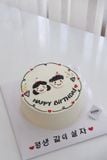  Bánh kem vẽ couple 