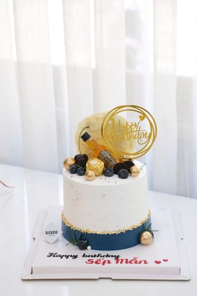  bánh kem rượu - trái cây 