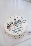  bánh vẽ gia đình 