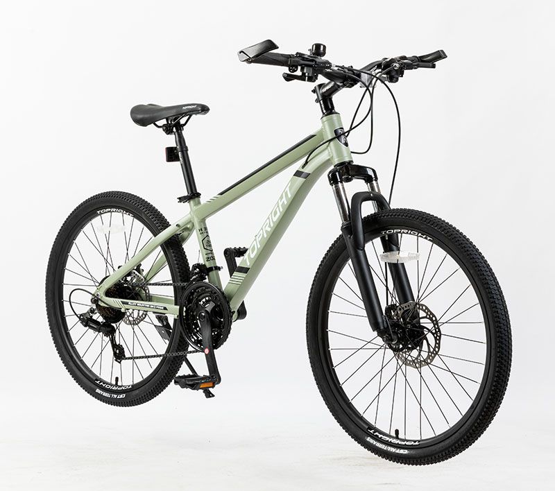  Xe đạp địa hình MTB TOPRIGHT H350 - Bánh 24 Inchs (Xanh nhạt) 