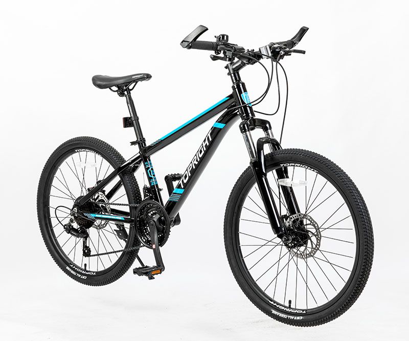  Xe đạp địa hình MTB TOPRIGHT H350 - Bánh 24 Inchs (Xanh đen) 