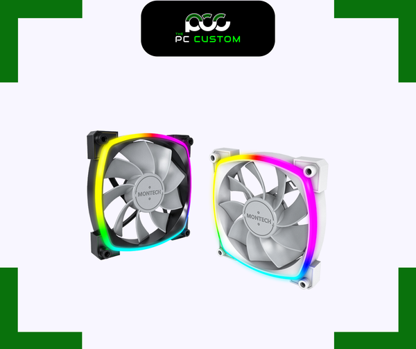  FAN MONTECH RX 120MM PWM BLACK/WHITE 