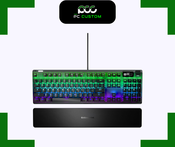  BÀN PHÍM GAMING APEX PRO + KÊ TAY STEELSERIES 