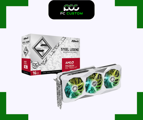  VGA ASROCK RX 7800 XT STEEL LEGEND 16GB OC 