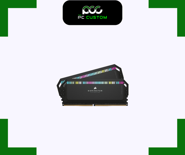  RAM CORSAIR DOMINATOR PLATINUM RGB 32GB (16GBx2) 6000MHz DDR5 BLACK 