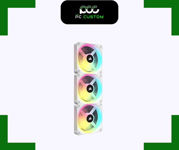  FAN CORSAIR iCUE LINK QX120 RGB MAGNETIC DOME EXPANSION KIT WHITE 