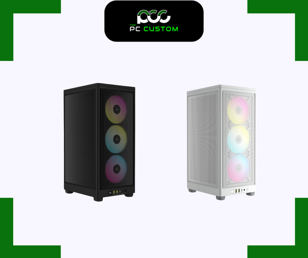  CORSAIR iCUE 2000D RGB AIRFLOW ITX TOWER BLACK/WHITE 