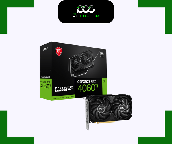  MSI RTX 4060 TI VENTUS 2X BLACK OC 16G 